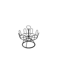 铁艺晾鞋架室外阳台创意摆件拖鞋架落地式晒鞋器多功能组装晾鞋架 单层[黑色]