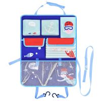 汽车椅背收纳袋挂袋多功能储物箱车载座椅后背置物袋车内装饰用品 909潜水海盗