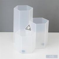 笔筒多功能桌面收纳盒创意摆件化妆刷学生时尚儿童储物盒办公用品 白色