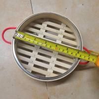 小笼包蒸笼竹制蒸笼屉手工竹编蒸笼竹商用小号店铺茶楼蒸笼屉钢圈 16.5CM[笼]