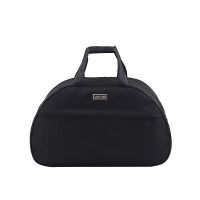 旅行包女拉杆行李袋大容量手提旅游包可折叠登机箱男行李包拉杆包 黑色无拉杆 小号