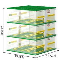 汽车跑车赛车创意三层陈列车库收纳盒儿童益智力拼装积木玩具5109 三层创意车库(不含车)
