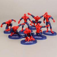 复仇者联盟3超凡蜘蛛侠可动手办模型摆件儿童玩具公仔生日礼物 随机1款小蜘蛛侠