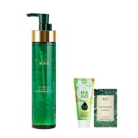 蜜诗肌卸妆油脸部温和无刺激无残留深层清洁滋润护肤按压式敏感肌 150ML+去角质30g+卸妆油小样