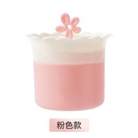 洗面奶打泡器慕斯洗手液洗发水沐浴露旅行装分装起泡瓶打泡沫神器 粉白