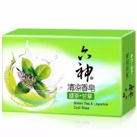 [5盒装]六神香皂清凉香皂(绿茶+甘草)125g