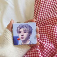 ins明星小镜子蔡徐坤随身化妆镜便携镜折叠双面镜补妆镜梳妆镜 E1蔡徐坤[升级款]