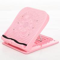 瘦腿健身拉筋板斜踏板压筋站立抻筋拉经拉伸小腿神器折叠家用器材 粉色 磁石按摩[基础款]