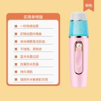 双孔纳米喷雾补水仪脸部美容仪喷雾器冷喷蒸脸器便携式充电加湿器 单喷补水仪粉 可喷矿泉水
