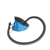 脚踩打气筒高压便携式充气船床游泳圈充气泳池家用户外手动充气泵 9寸打气泵标准版(带三个连接嘴)