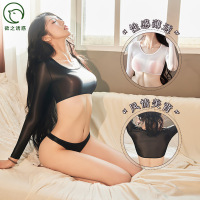 欲之诱惑厂家直销高弹紧身上衣透视骚滑性感女王夜店妩媚情趣