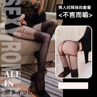 长夜漫漫情趣丝袜黑丝袜女性感渔网袜镂空辣妹连裤打底袜大码3229