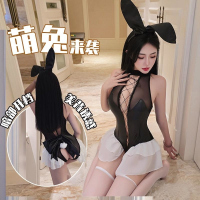 长夜漫漫情趣内衣性感兔女郎制服诱惑连体衣纱裙皮衣角色扮演2307