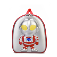 可爱卡通奥特曼幼儿园儿童书包3-4岁5男女孩小中大班学生双肩背包 红色