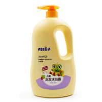 青蛙王子儿童沐浴露洗发露二合一家庭装中大童女孩洗澡留香护肤品 1100ml