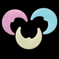 夜光贴荧光贴夜光星星发光荧光星星儿童房装饰宿舍装饰3d立体墙贴 夜光月亮3个_