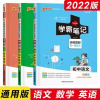 学霸笔记初中高中2022英语历史数学物理化学政生地高中考复习资料 初中学霸笔记 文言文