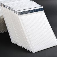 珠光膜气泡袋 复合珠光膜信封袋 防摔防水拱挤膜包装袋印刷泡沫袋 乳白膜气泡袋[箱子装] 11*13+4一箱750个