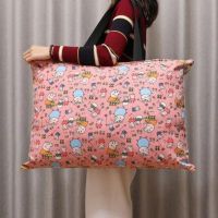 装被子袋子收纳袋学生帆布收纳整理家用被褥手提幼儿园棉被袋衣服 防泼水小猪佩奇 50*40cm可放一两件棉衣