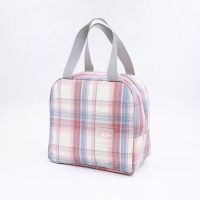 饭盒袋便当包日系风JK便当包手提包上班带饭盒保温保冷便当包 [白桃清酒]