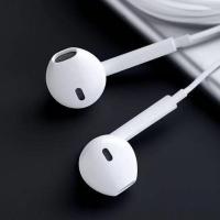 通用耳机OPPO华为vivo小米手机通用K歌游戏入耳式重低音有线耳塞 []标准版 纯白色 一副