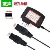 上海友声电子秤充电器两孔单槽双槽友声台秤克秤吊秤专用充电器 友声两孔单槽