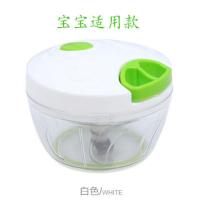 磨姜蓉蒜泥器捣压全自动切蒜神器榨碎搅蒜机商用电动打蒜机蒜 白绿款 520ML 三刀片