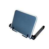 阅读架读书架子小学生用看书架神器可折叠儿童桌上支架成人夹书器[11月3日发完] 阅读架一节款-黑色