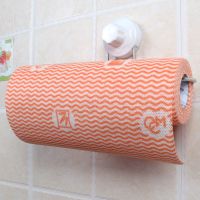 加厚可水洗竹纤维洗碗布厨房懒人抹布不沾油洗碗巾干湿两用百洁布 1卷橘色25张(1张可用多天)