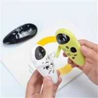 机器人修正带可爱创意外星人涂改带韩国多功能改正带学生文具 单个装,颜色随机发