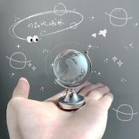 迷你地球仪ins水晶球生日礼物男女生闺蜜创意可爱桌面摆件装饰品 迷你地球仪