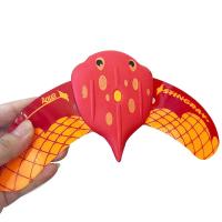 戏水玩具水动力魔鬼鱼认知漂浮夏天沙滩海边游泳潜水动物 红色魔鬼鱼(迷你版 )满26减3元