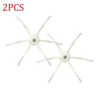 适配小米1S扫地机器人配件石头S50 T7滚刷滤网边刷万向轮主刷罩 [1S]六角边刷*2个