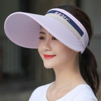 遮阳帽子女士夏季薄款透气防晒遮脸防紫外线干农活凉帽妈妈太阳帽 加大檐粉紫色 均码可调节(防风绳)