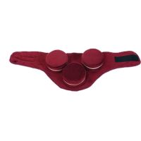 祺云便携式无烟艾灸盒随身灸家用肚子热敷包妇科颈椎宫寒熏艾条 红色 颈膝三联布套[没有艾灸盒]