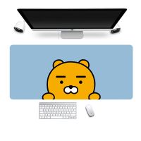 布郎熊鼠标垫超大号办公室电脑键盘垫卡通学生家用写字书桌垫护眼 kakao Ryan 24x20x0.3厘米