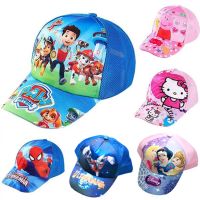 宝宝帽子夏季薄款儿童防晒帽夏天防紫外线女遮阳帽男童太阳帽透气 库存卡通鸭舌帽随机发货 推荐2-7岁[选53cm]