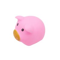 婴儿宝宝洗澡小鸭子捏叫玩具鸭橡皮鸭戏水玩具洗澡神器洗澡小黄鸭 收藏后所有选项都送粉猪