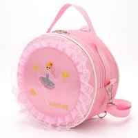 舞蹈包女童大容量儿童跳舞背包小公主时尚双肩芭蕾拉丁舞包舞蹈包 粉红色
