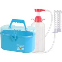 妇科冲洗器女私处家用反复阴道清洗器私部清洗器洁阴清洗阴女私处 冲洗器+3个头+蓝色收纳盒+收纳袋