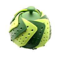 [三千]多用途折叠果蔬沥水篮便携果盘蔬菜蒸笼瓜果快速滤水 绿雅