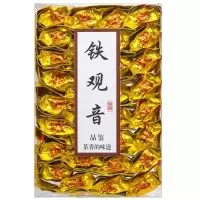 正宗安溪铁观音茶叶高山新茶浓香型兰花香清醇甘甜多规格可选 铁观音250g/一盒共32包