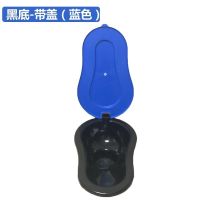 装修用工地马桶临时蹲便器坐便器一次性大号马桶简易塑料工地蹲坑 小号蓝色加厚马桶