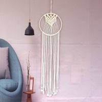 捕梦网装饰挂饰ins风铃挂件创意手工同学生日礼物卧室房间装饰品 简约款 20x80cm