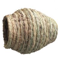 鹌鹑芦丁鸡草编鸟窝鹦鹉窝玄风八哥文鸟牡丹虎皮鸽子窝珍珠鸟鸟窝 小号(蜂鸟珍珠鸟) 免费送铁丝两根