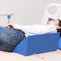 卧床翻身辅助器防压疮卧体位垫防褥疮瘫痪病人老年护理用品侧身垫 加强蓝色R型翻身垫