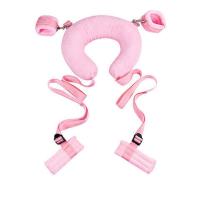 久爱SM分腿枕捆绑束缚绑带调教夫妻性爱枕头秋千成人情趣性用品 久爱束缚分腿枕(粉色)