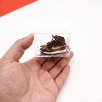 创意生日礼物迷你小aj装饰品篮球鞋墙模型挂件手办汽车载立体摆件 乳白色 OW吕