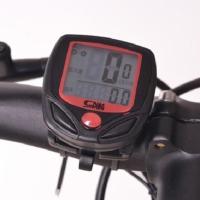 自行车中文码表山地车秒表计数器骑行公里表单车测数器装备配件 码表