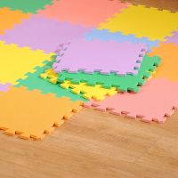 拼接地垫加厚泡沫儿童爬爬垫子防滑垫60*60 颜色随机/无边条/二级 30*30*1.0二级品16片